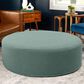 Jaxx Candler Round Ottoman in Green, , large