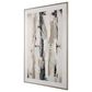 Uttermost Placidity 74" x 50" Abstract Art in Blue, Navy and Silver, , large