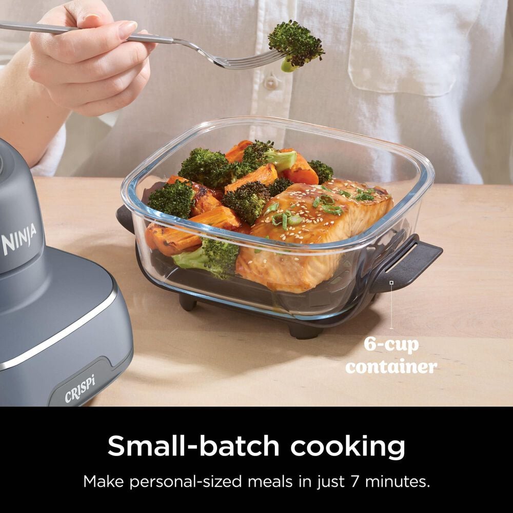 Shark Crispi 4-In-1 Portable Glass Air Fryer Cooking System in Cyberspace, , large