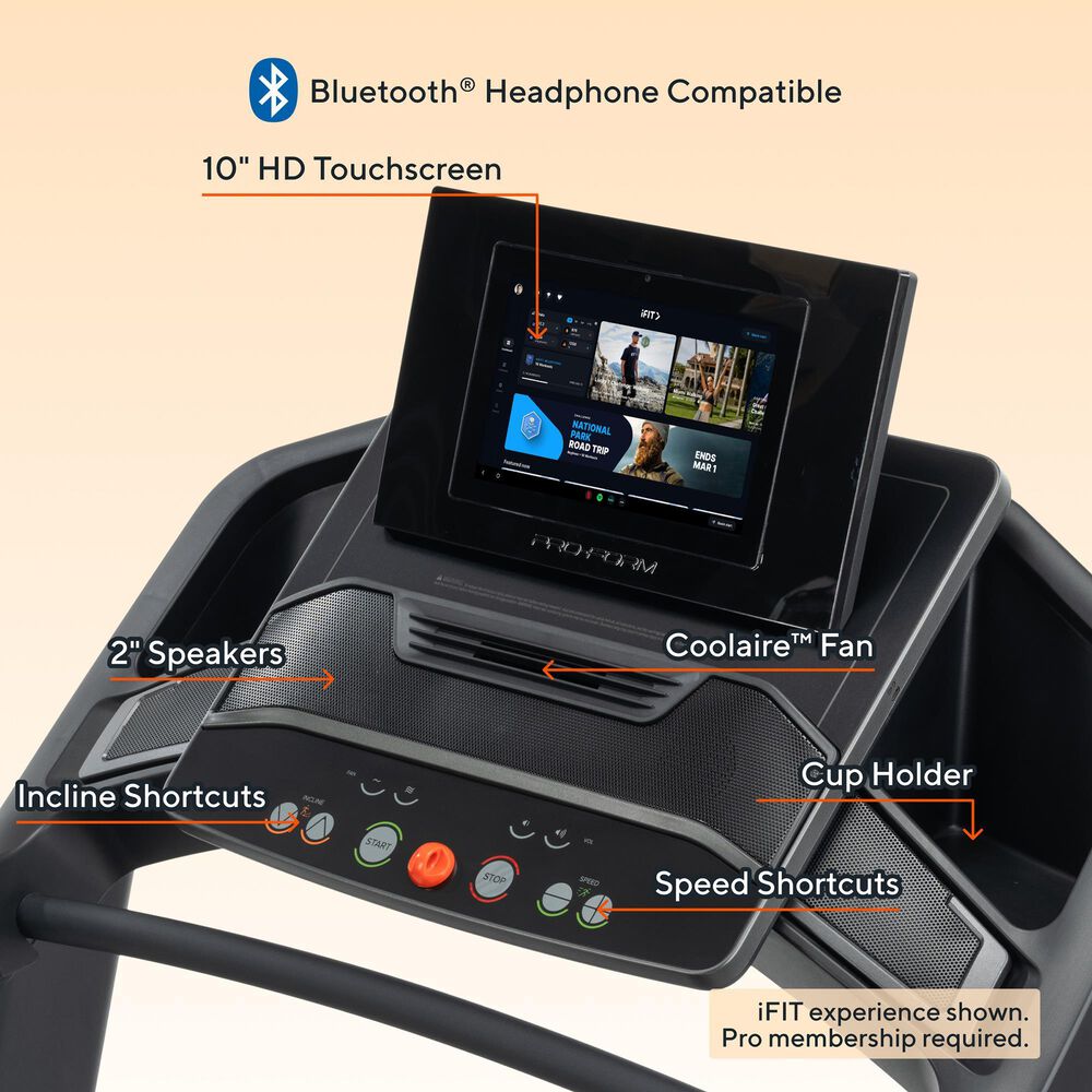 ProForm Carbon Pro 2000 Folding Treadmill with iFIT, , large