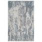 37B Allure Abstract Gray and Blue 7"9" x 9"9" Area Rug, , large
