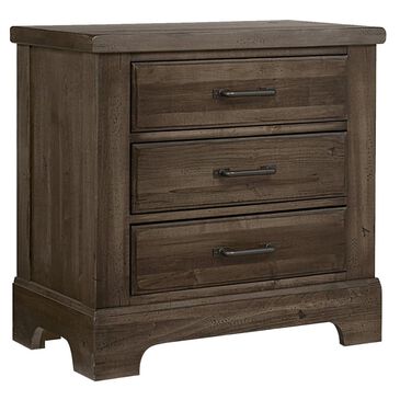 Viceray Collections Cool Rustic 3 Drawer Nightstand in Mink, , large
