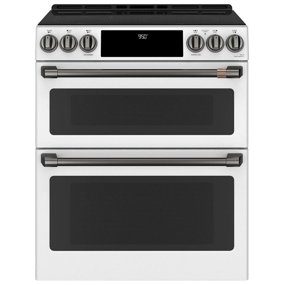 Cafe Handle and Knob Kit for Electric Range in Brushed Black, , large