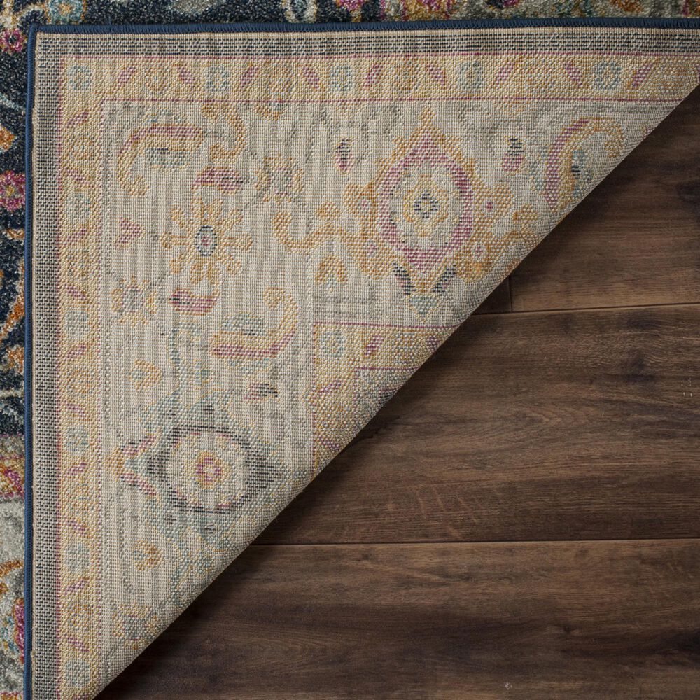 Safavieh Madison MAD612D 10&#39; x 14&#39; Navy and Creme Area Rug, , large