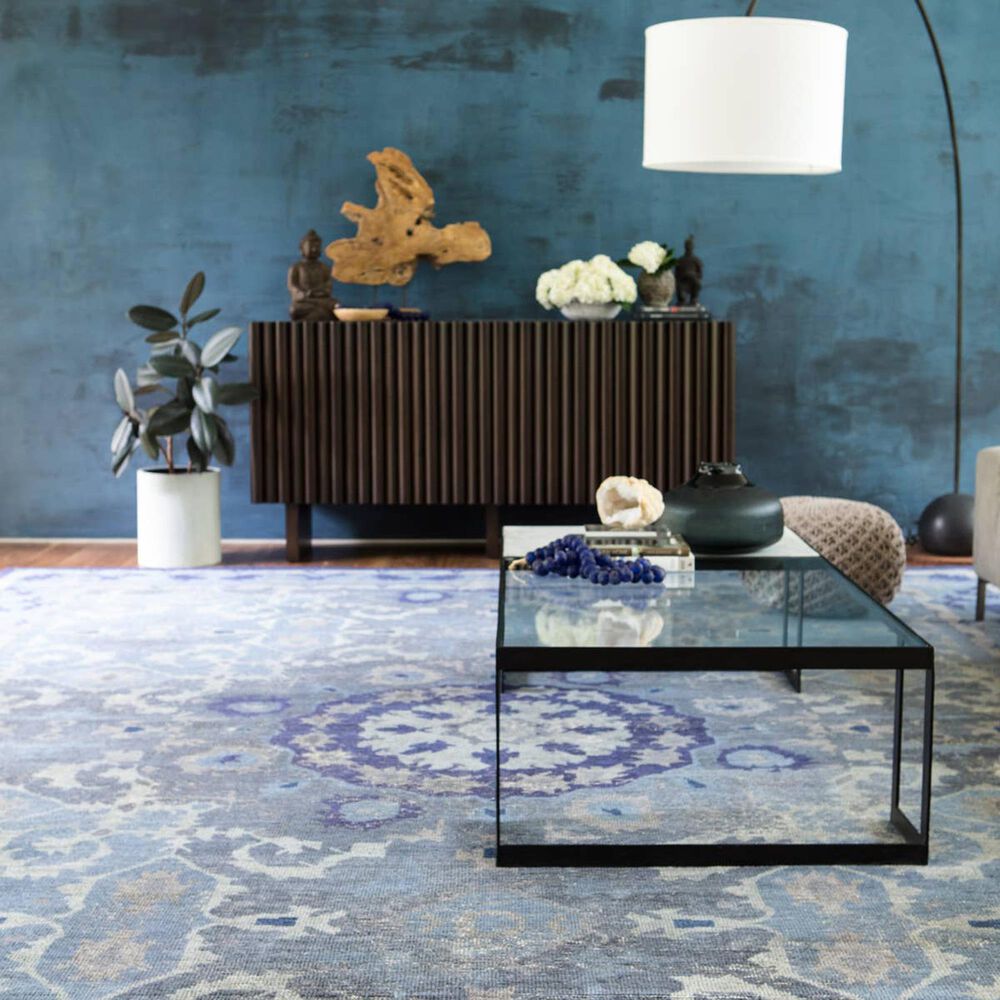 Jaipur Kai Modify 5&#39; x 8&#39; Moonlight Blue Area Rug, , large