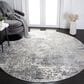 Safavieh Aston ASN705 6"7" Round Grey and Ivory Area Rug, , large
