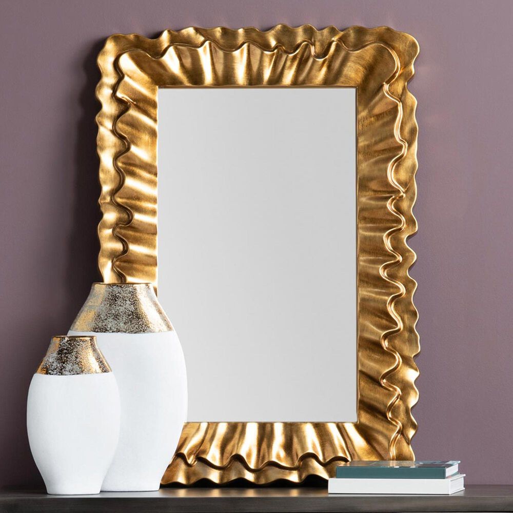 Slatehouse Gardner Wall Mirror in Gold, , large
