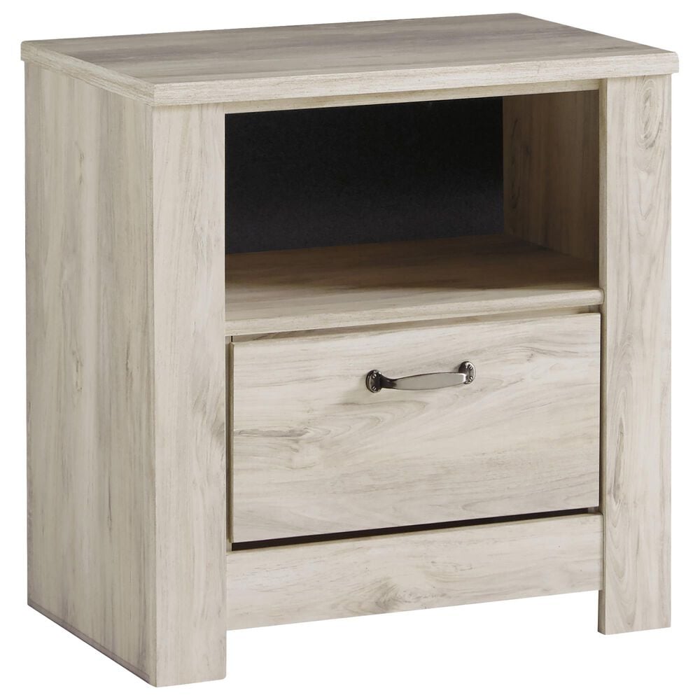 Ashley Bellaby 5-Piece Queen Panel Bedroom Set in Whitewash, , large