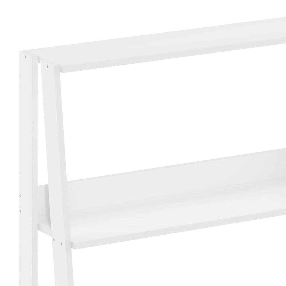 HOMLUX 3-Tier Ladder Display Bookshelf in White, , large
