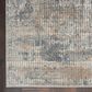 Nourison Quarry Abstract 3"9" x 5"9" Blue and Beige Area Rug, , large