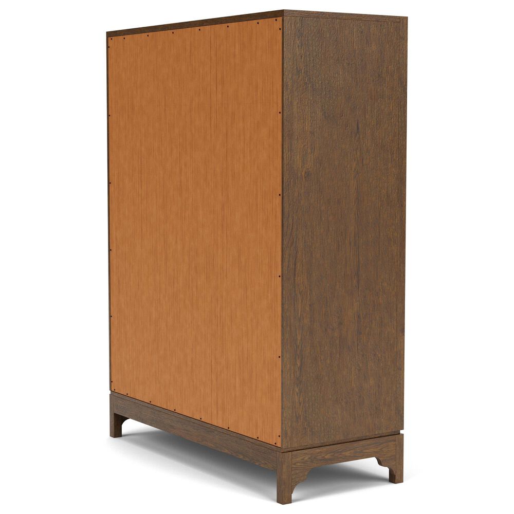 Riverside Furniture Calhoun 5-Drawer Chest in Whiskey Oak, , large