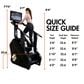 STEPR XL Classic Stair Climber with LED Console in Black, , large