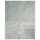Nourison Pure Angles Ivory and Blue 8"6" x 11"6" Area Rug, , large