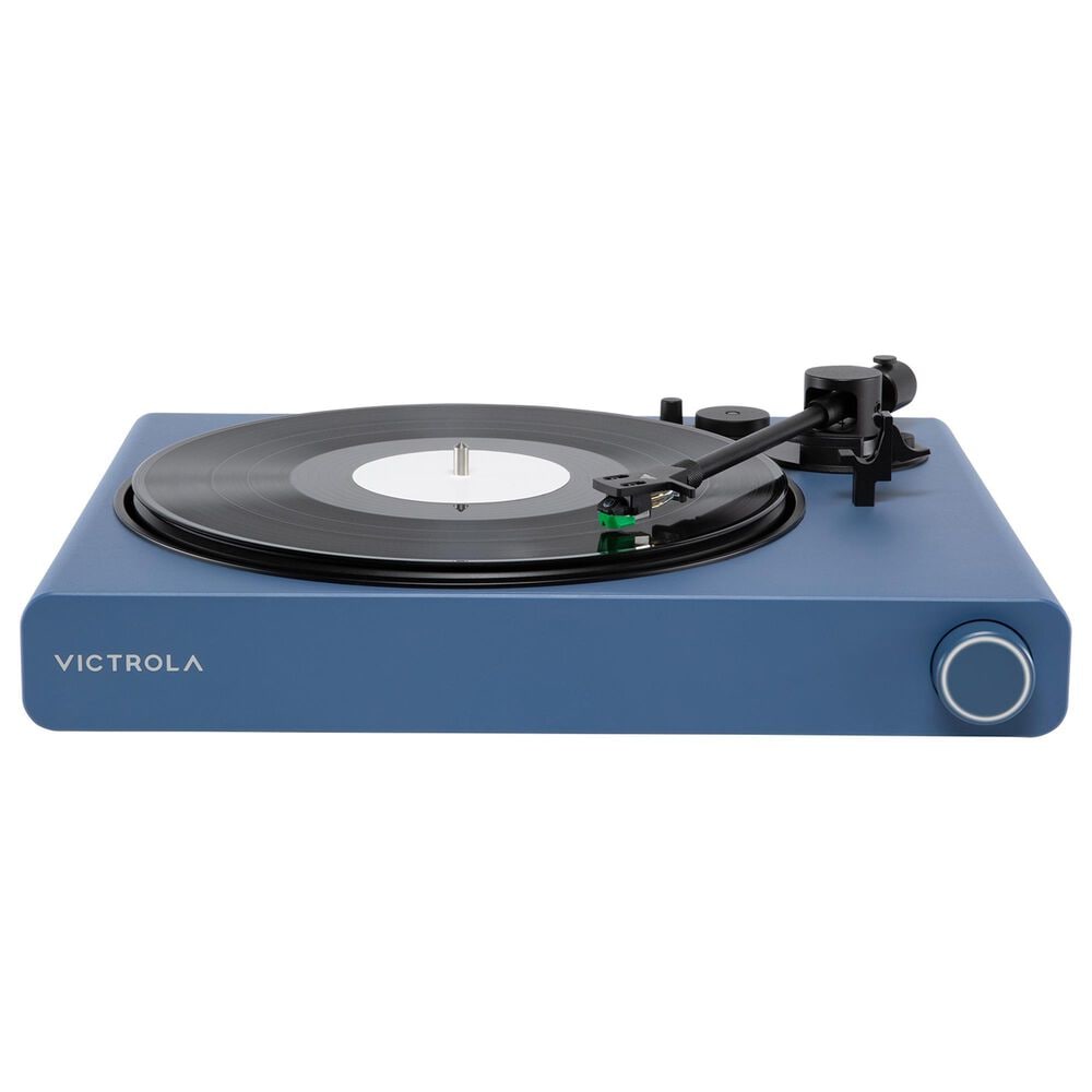 Victrola Stream Onyx Wi-Fi and Bluetooth Turntable in Blue, , large