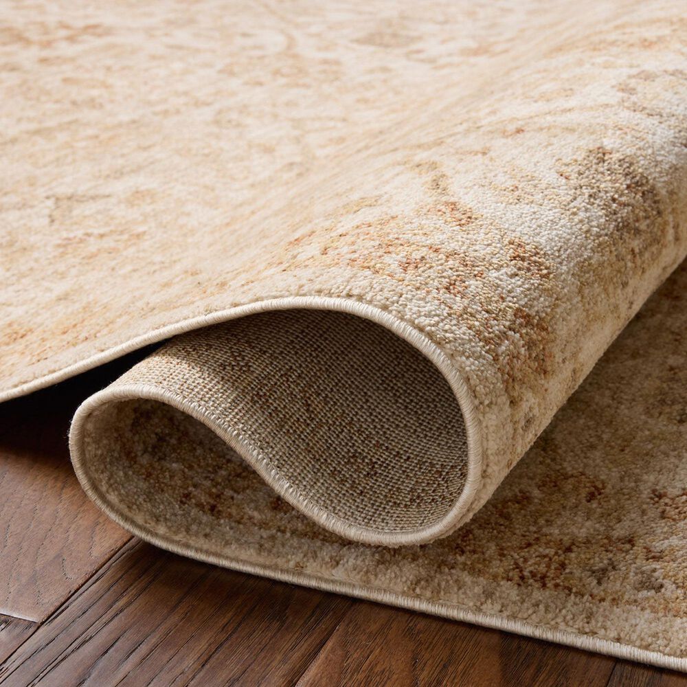Chris Loves Julia x Loloi Palma Natural and Spice 3'6" x 5'6" Area Rug, , large