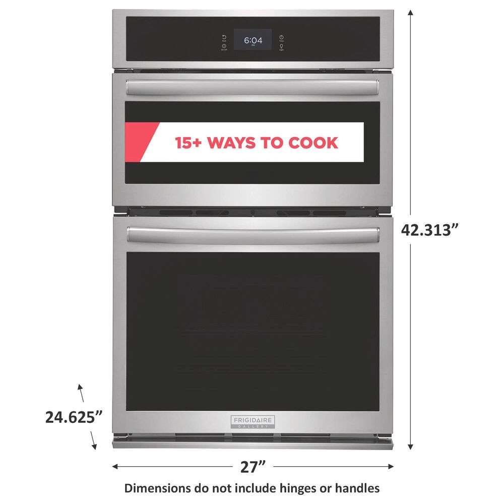 Frigidaire Gallery 27&quot; Microwave Combination Wall Oven with Convection in Stainless Steel, , large