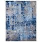 Nourison Prismatic PRS10 8"7" x 11"6" Blue and Grey Area Rug, , large