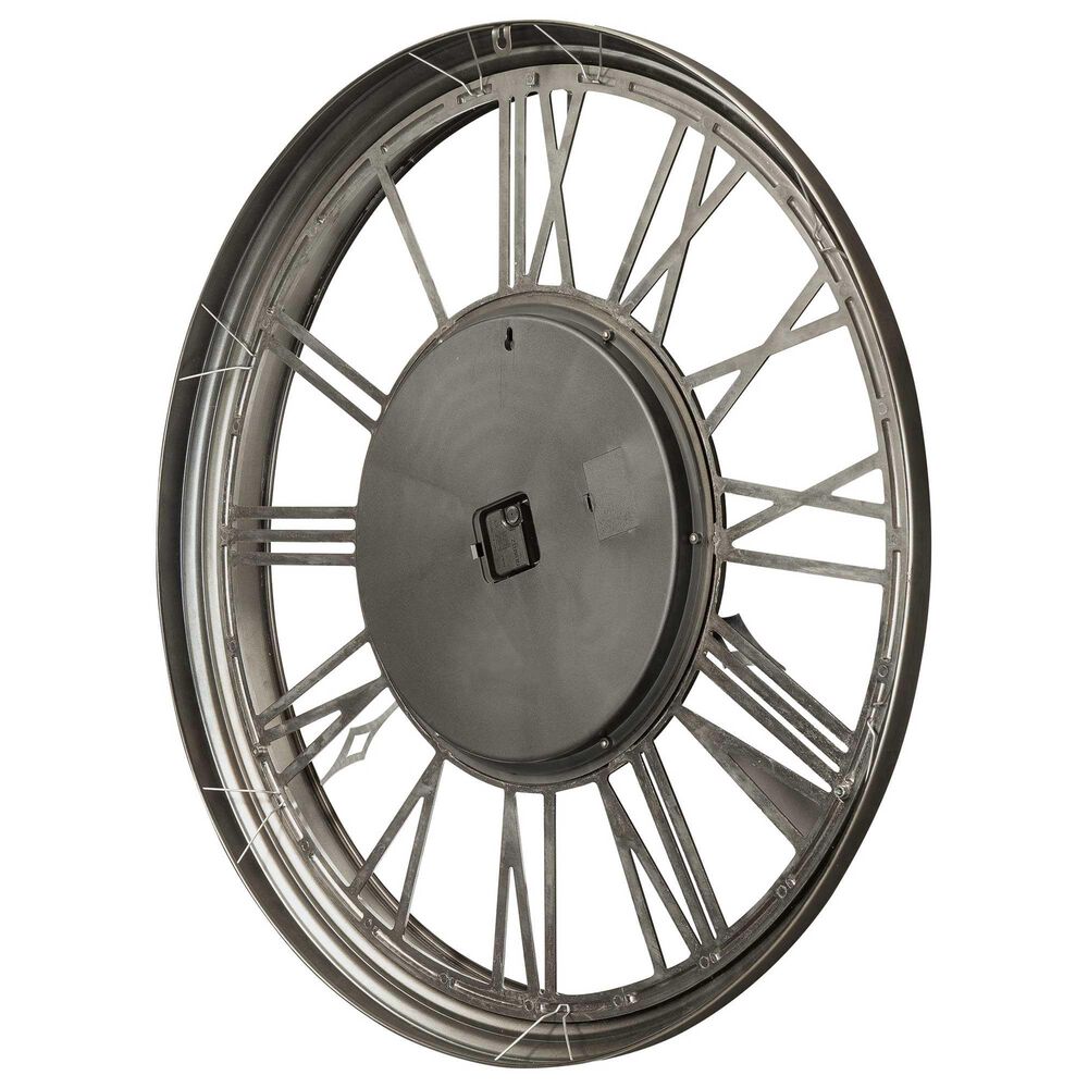 Howard Miller Rafe Wall Clock in Nickel, , large