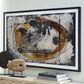 Ashley Clefting 37" x 62.63" Wall Art Set in Black, Caramel and Tan, , large