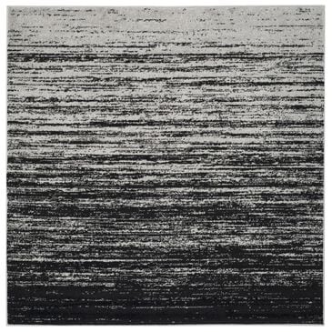 Safavieh Adirondack ADR113A 4" Square Silver and Black Area Rug, , large
