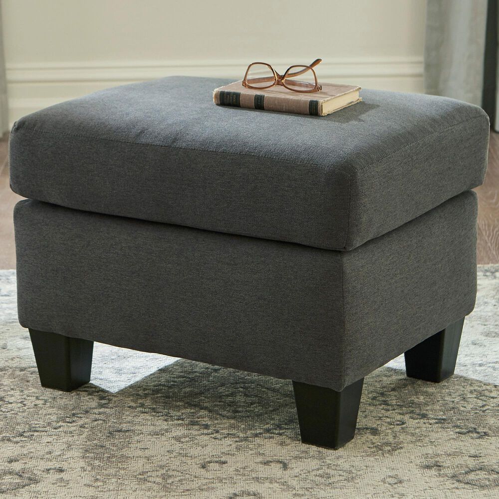 Signature Design by Ashley Bayonne Ottoman in Charcoal, , large