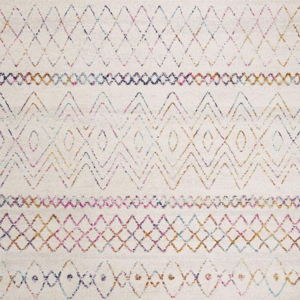 Safavieh Madison MAD798A 2&#39;3&quot; x 8&#39; Ivory and Fuchsia Runner, , large