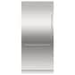 Fisher & Paykel 80" Left Hinge Door Panel for 36" Integrated Single Door Bottom Refrigerator in Stainless Steel, , large