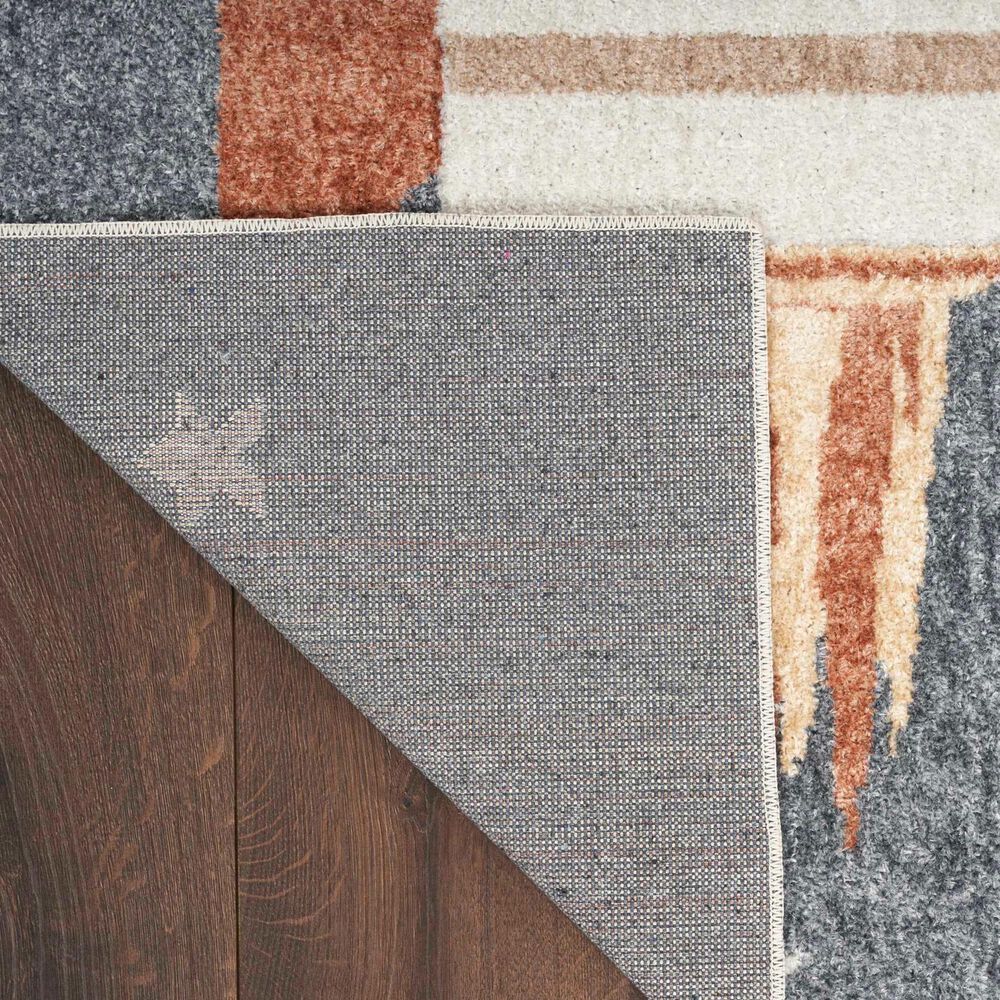 Nourison Astra Machine Washable 3&#39;3&quot; x 5&#39; Sky Blue Kids Rug, , large