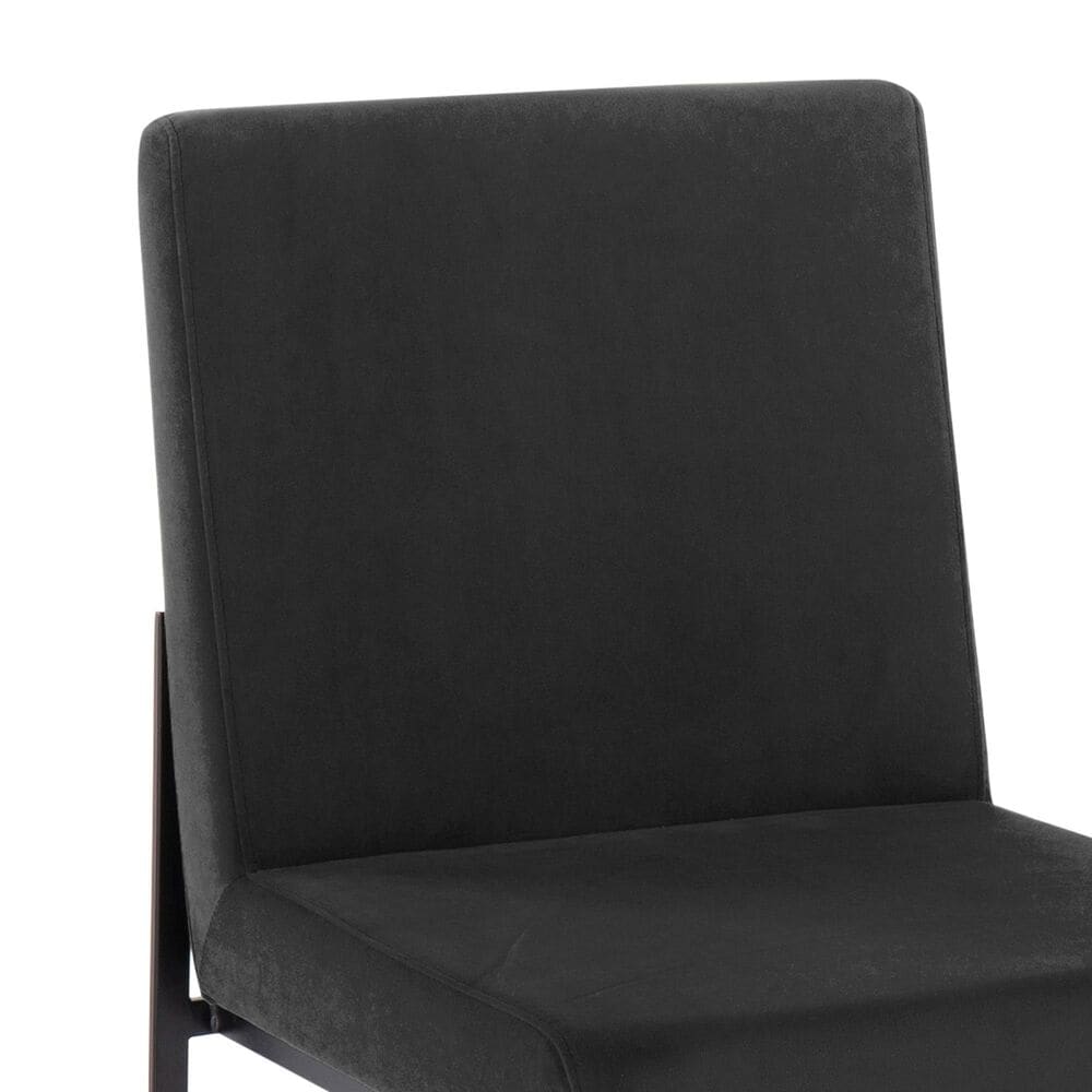 Lumisource Fuji Dining Chair in Black/Black &#40;Set of 2&#41;, , large