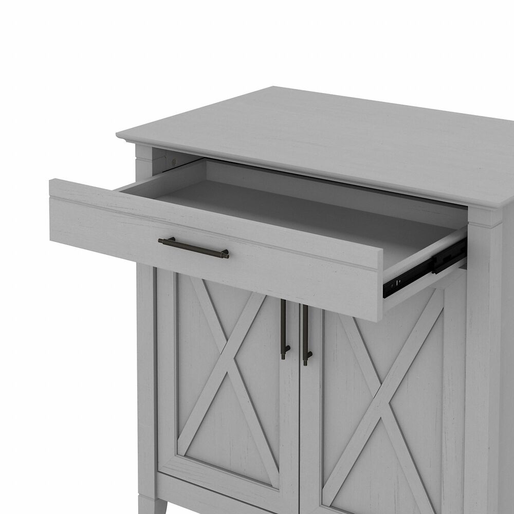 Bush Key West Secretary Desk in Cape Cod Gray Nebraska Furniture Mart
