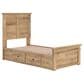 Ashley Makidern 2-Piece Twin Storage Bedroom Set with Four Drawers in Natural Brown, , large