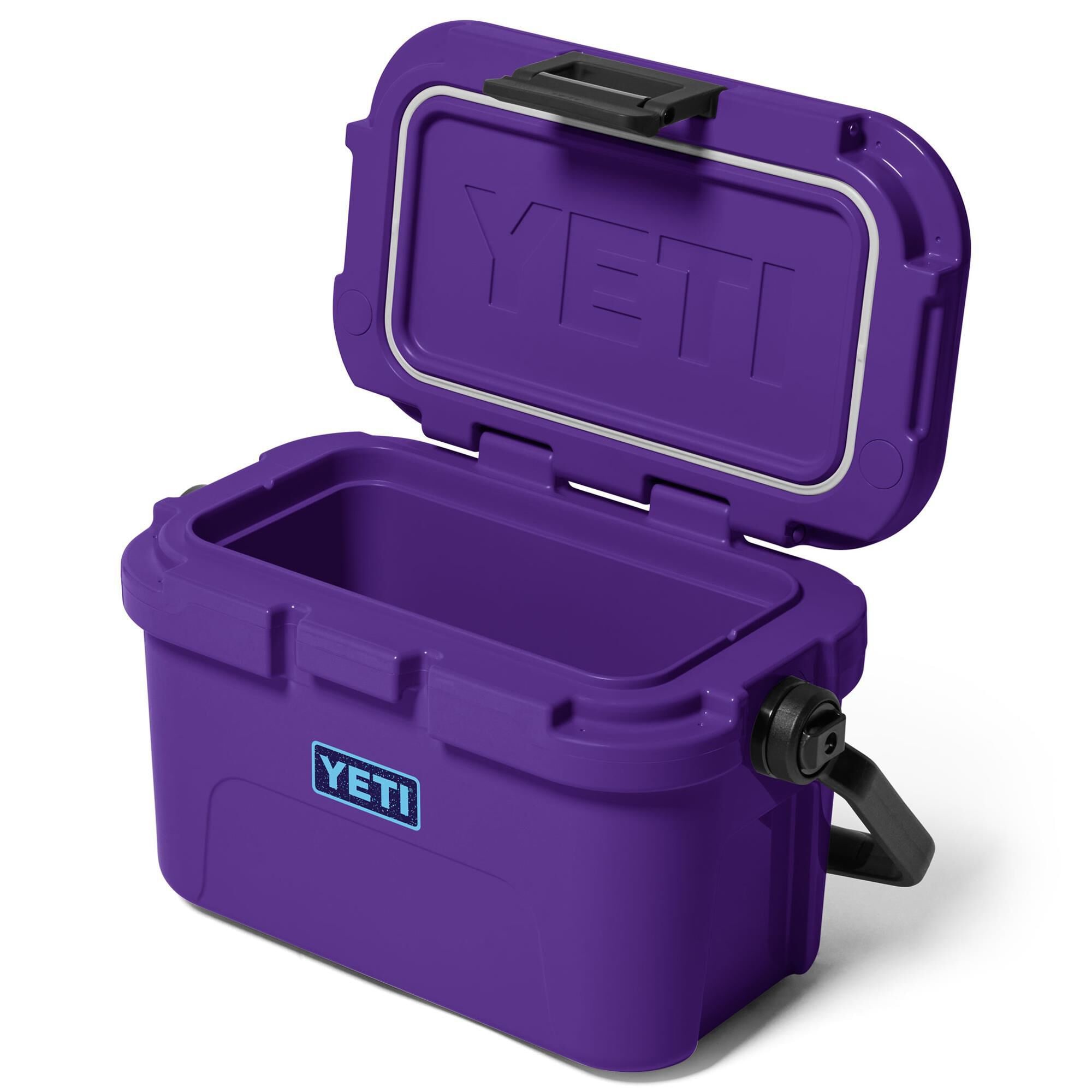 YETI Roadie 8 Hard Cooler in Pace Purple and Blue