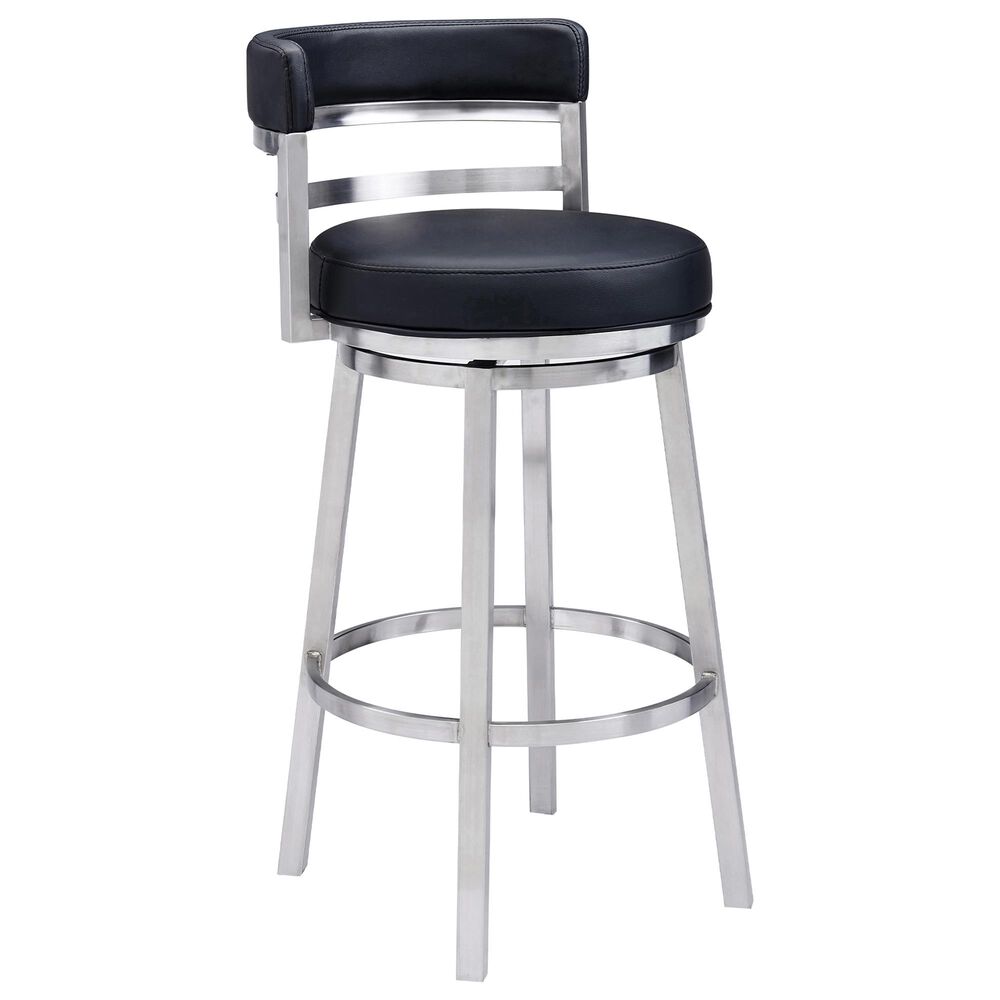 Blue River Madrid 30" Barstool in Black, , large