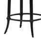 Armen Living Otis Counter Height Stool with Ivory Upholstery in Dark Brown, , large