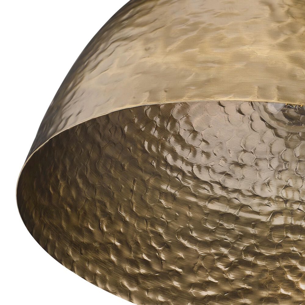 Golden Lighting Shepard 1-Light Large Pendant in Modern Brass, , large