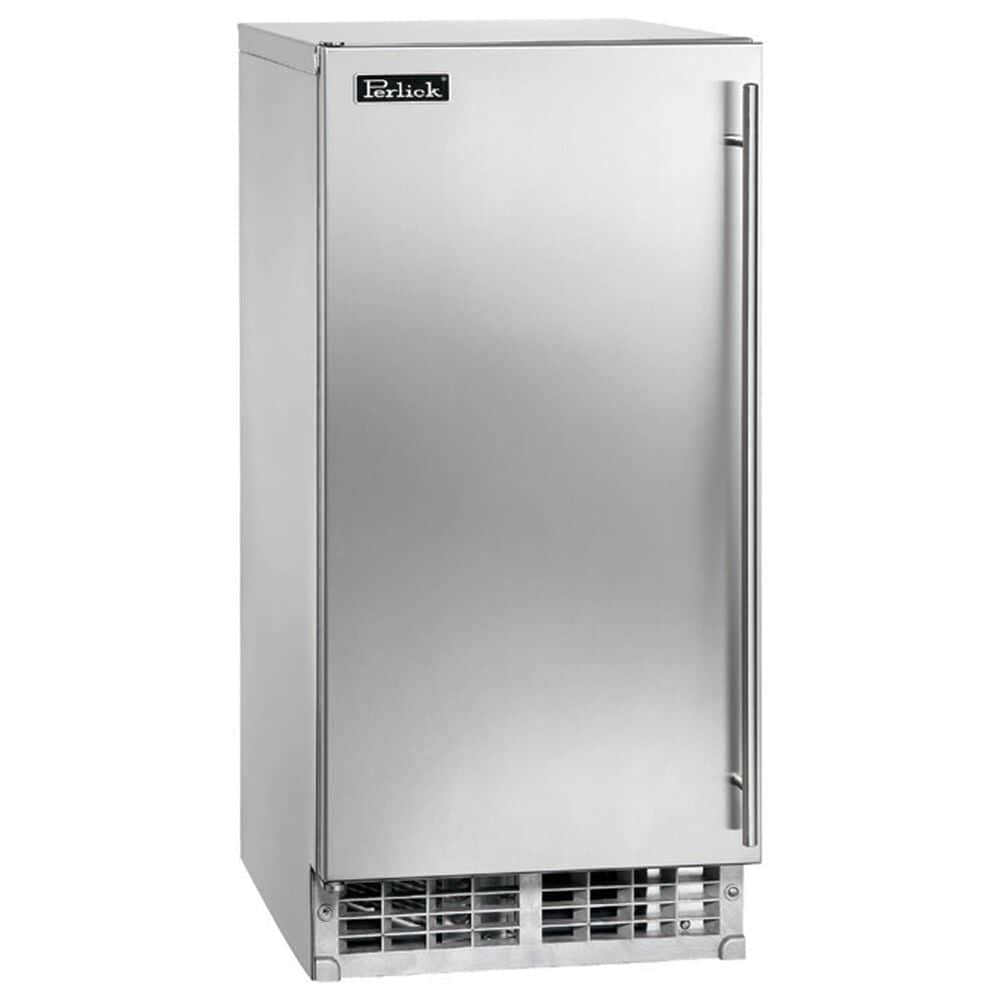 Perlick 15" ADA Height Compliant Clear Automatic Ice Maker with Left Handle in Stainless Steel, , large