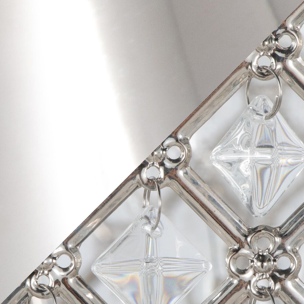 LumiSource Topaz Metal Table Lamp in Polished Nickel and Clear, , large