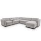 MotoMotion Verona 6-Piece Power Reclining Sectional in Trento Dove, , large
