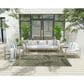 Nourison Garden Oasis GOA02 Ivory and Green 5" x 7" Indoor/Outdoor Area Rug, , large