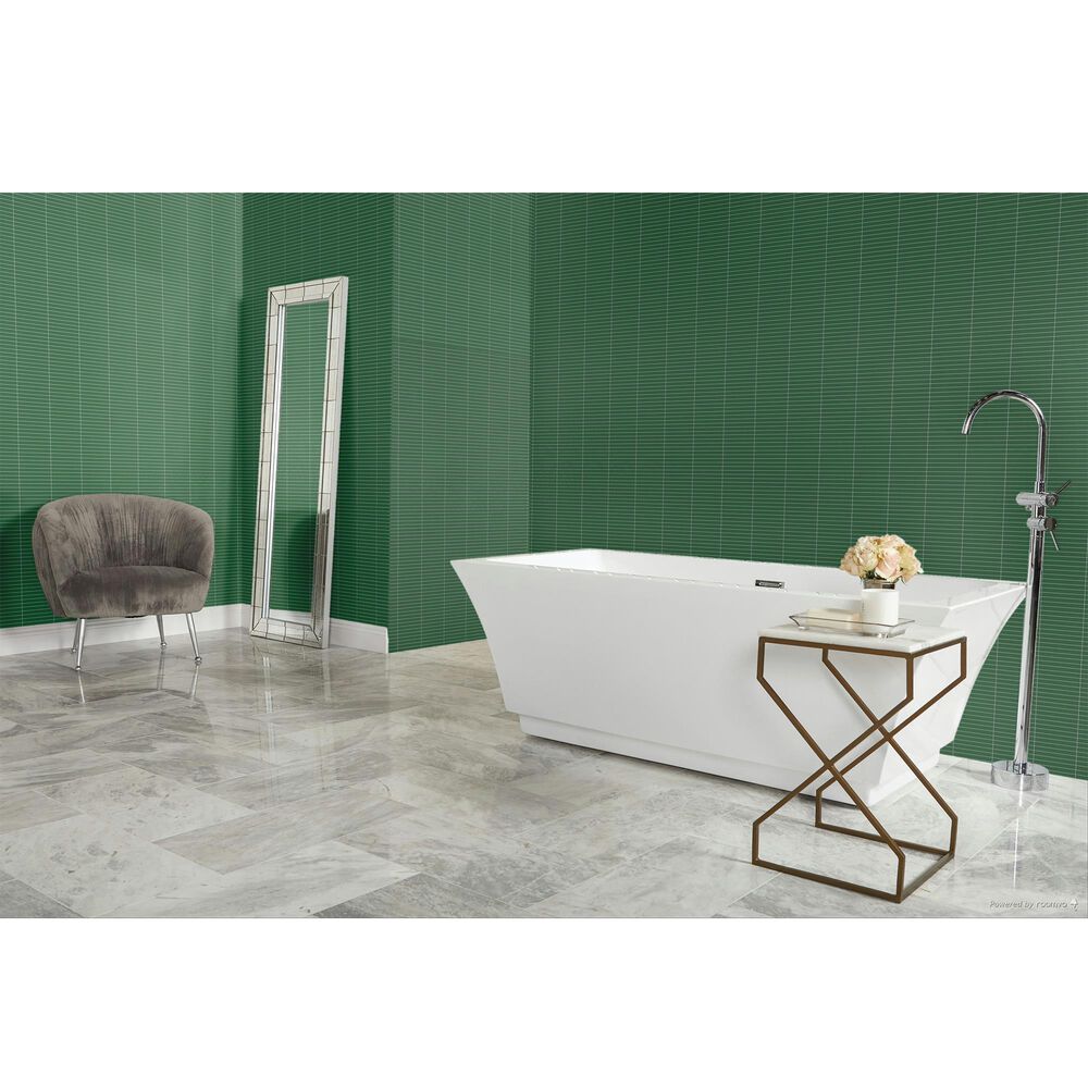 Dal-Tile Color Wheel Emerald 12&#39;&#39; X 10&#39;&#39; Ceramic Mosaic Sheet, , large