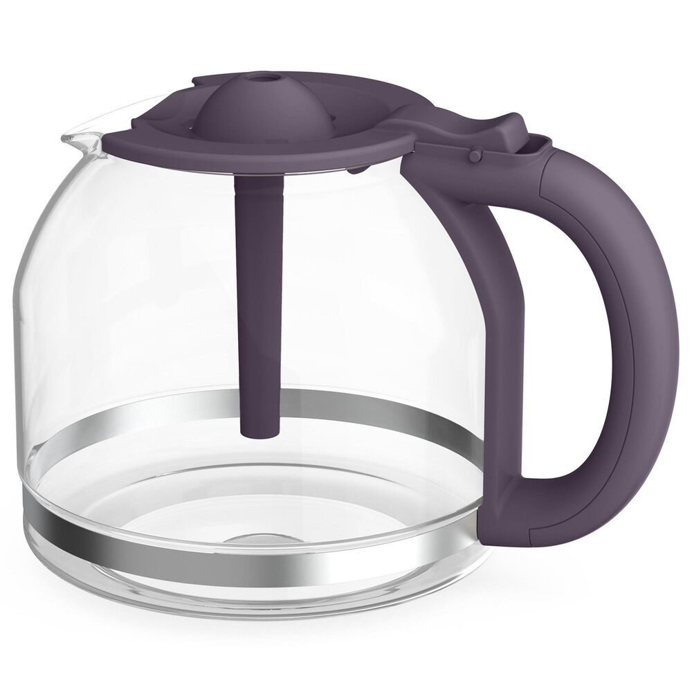 Bella 12-Cup Programmable Coffee Maker in Plum, , large