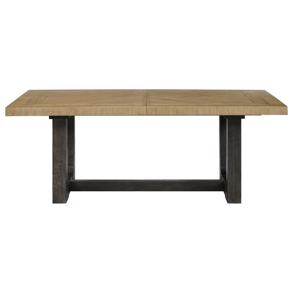 Golden Wave Furniture Sutton Place 7-Piece Rectangular Dining Set in Caramel and Cocoa, , large