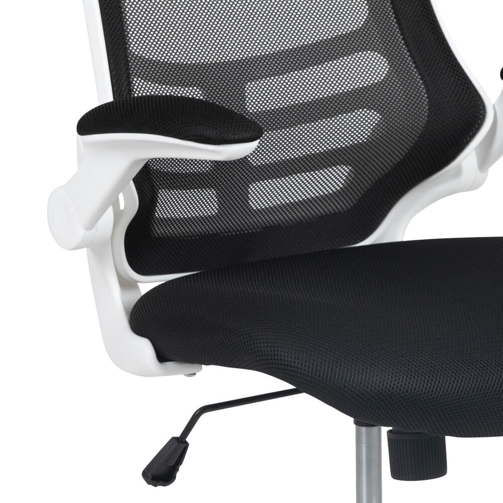 Flash Furniture Swivel Office Chair in Black, , large