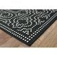 Oriental Weavers Marina 1247K 8"6" x 13" Black and Ivory Area Rug, , large