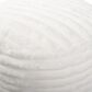 Howard Elliott Shar Pei Short Pouf in White, , large