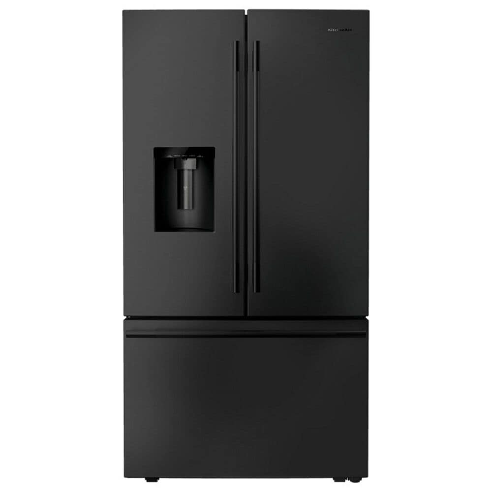 KitchenAid 30.52 Cu. Ft. Standard Depth French Door Refrigerator in Black Ore, , large