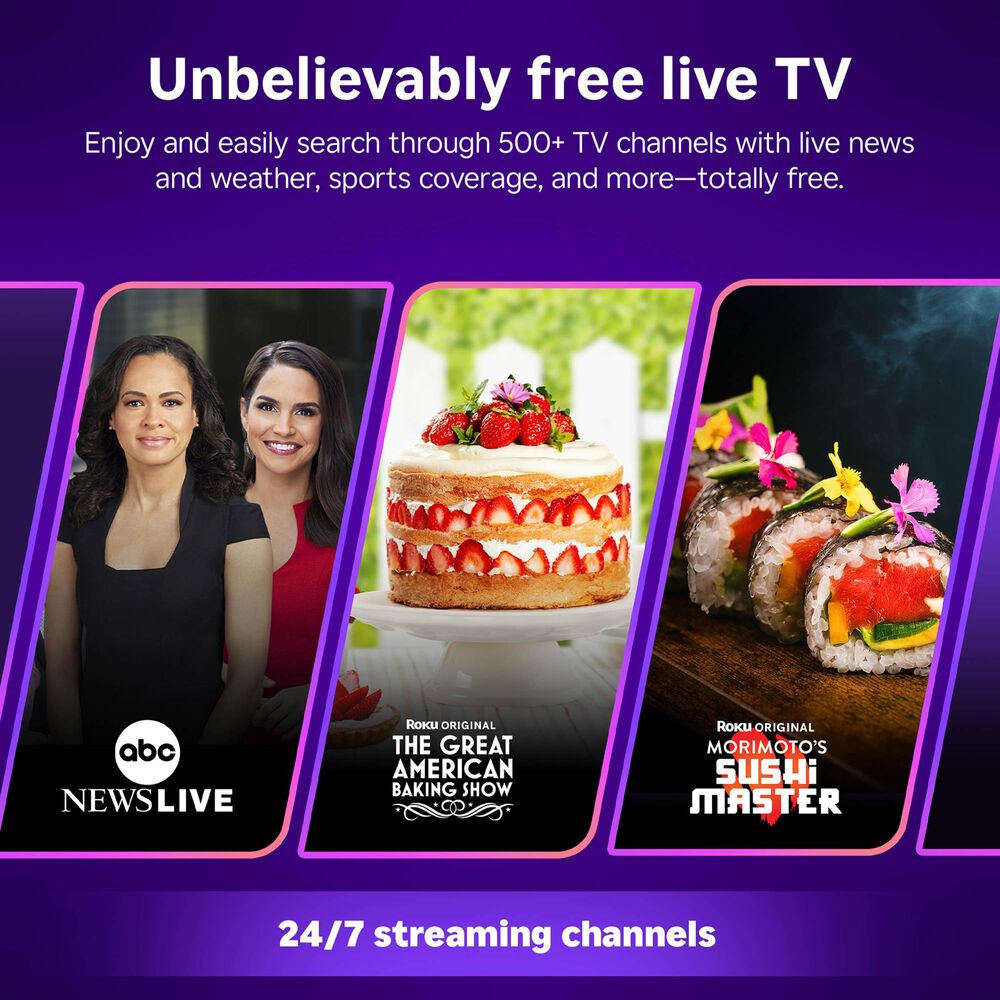 Roku 43" Class Select Series 4K UHD in Black - Smart TV, , large