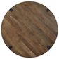 Ashley Hanneforth Round Cocktail Table in Brown and Black, , large
