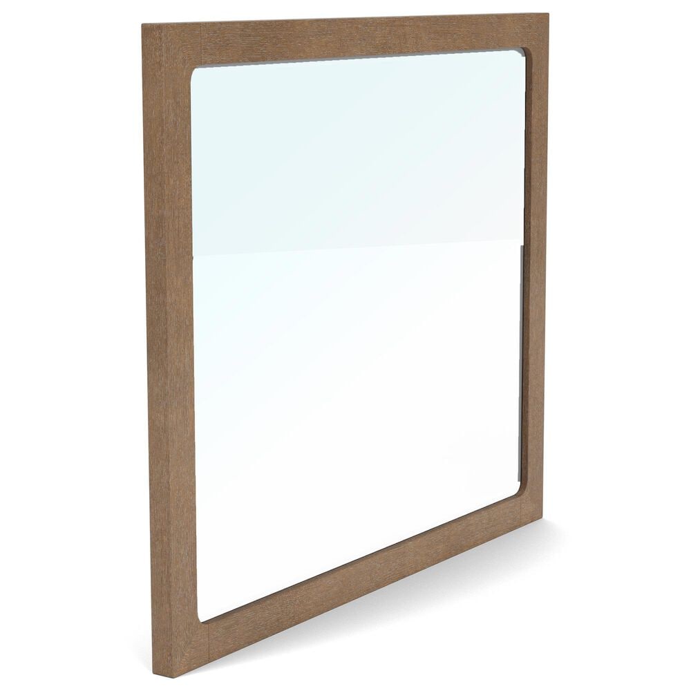 Riverside Furniture Jaxon Dresser Mirror in Casual Mink, , large