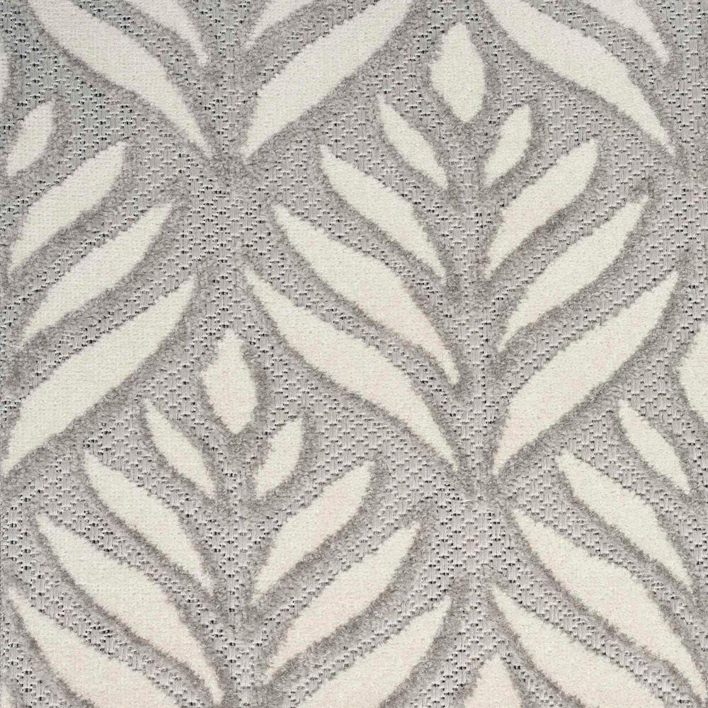 Nourison Aloha 7&#39;10&quot; Round Grey Indoor/Outdoor Area Rug, , large